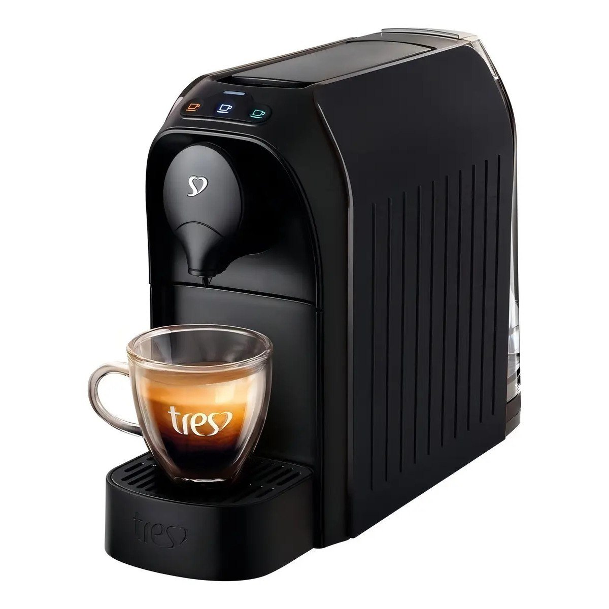 ✨ Cafeteira Passione Automática Multipressão Três Corações Preto Brilhante