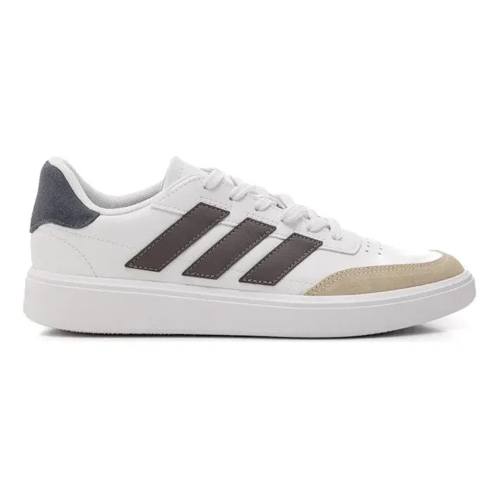 ✨ Tênis Masculino Courtblock adidas Whi/tau/oni Liso 43 Br