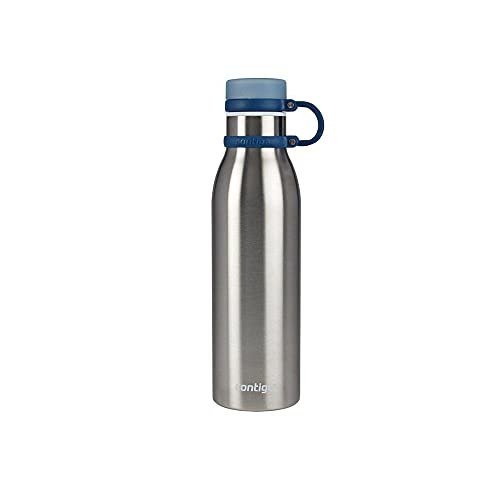 ✨ Garrafa Térmica Inox Parede Dupla Matterhorn 591ml Azul Mônaco Contigo