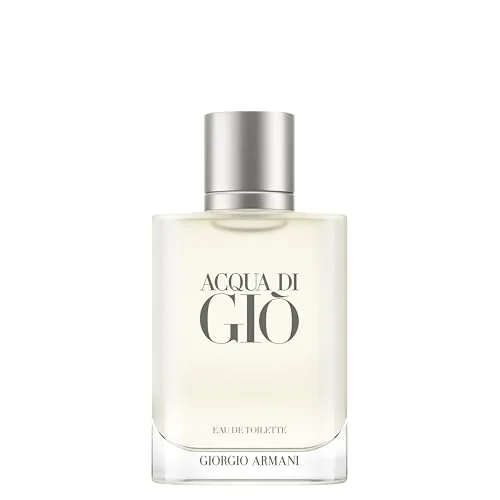 ✨ Armani Beauty, Acqua di Giò Eau de Toilette, 100ml, Giorgio Armani, Perfume Masculino Refilável, Fragrância Cítrica, Aquática e Fresca com Notas de Be...