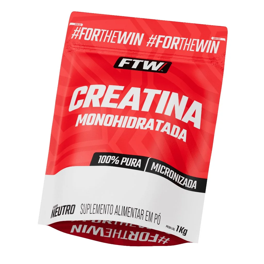 ✨Creatina Monohidratada Pura 1kg, 500g, 700g e  300g Refil - FTW