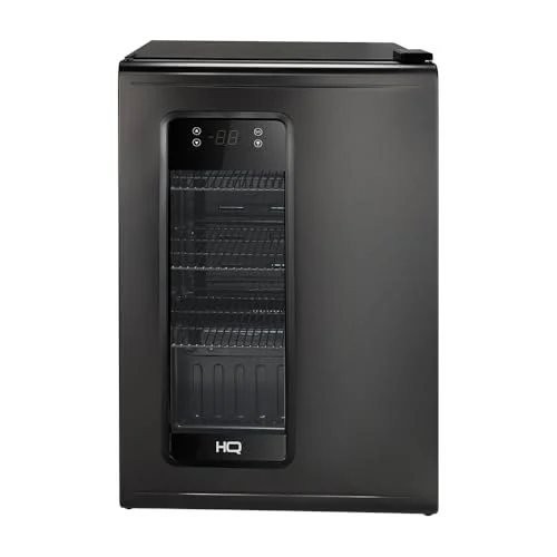 ✨Cervejeira Expositor Vertical HQ 100 Litros Frost Free Inox Titanium HQ-100CEVPVFFI (220V)