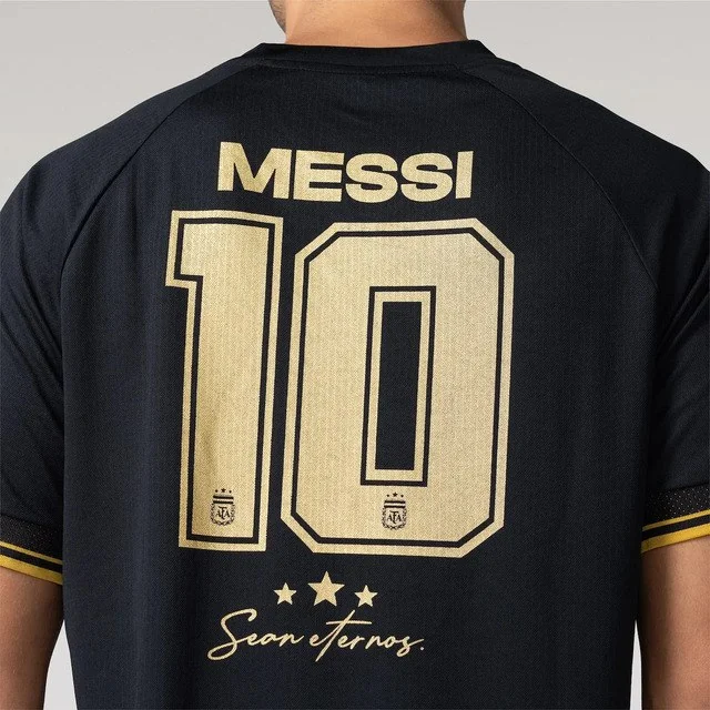 ✨ Camisa Seleção Da Argentina D1os Afa 26 Masculino Preto G
