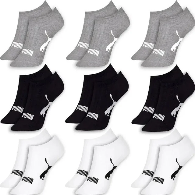 ✨ Kit 9 Pares Meias Puma Sapatilha Soquete Invisível Original