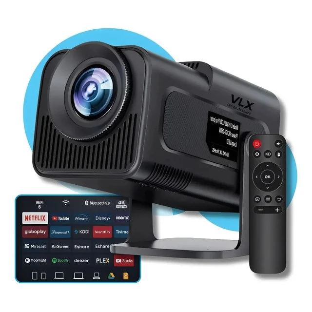 ✨ Projetor 4k Ultra Hd Hy320 Smart Wi-fi 6 Bluetooth Android Cor Preto 127/220v