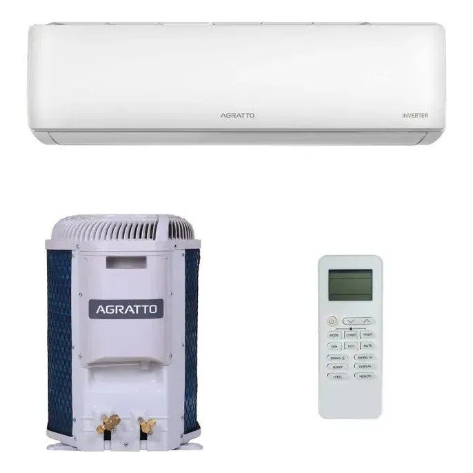 ✨ Ar Condicionado Split Hi Wall Agratto Zen Top Inverter 12.000 Btus Frio R-32