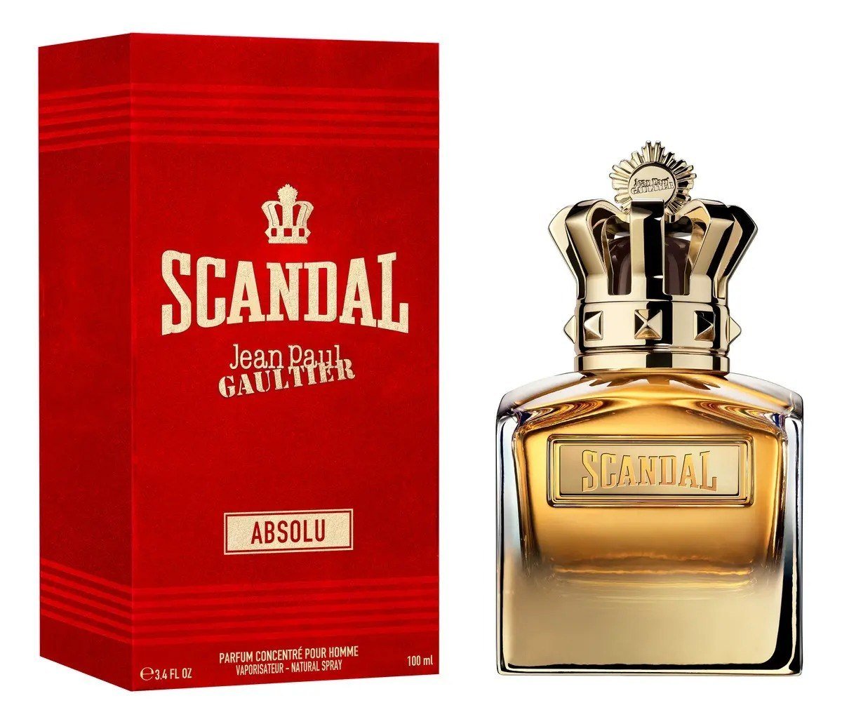✨ Perfume Jean Paul Gaultier Scandal Absolu Parfum Concentré For Him 100 ml Masculino