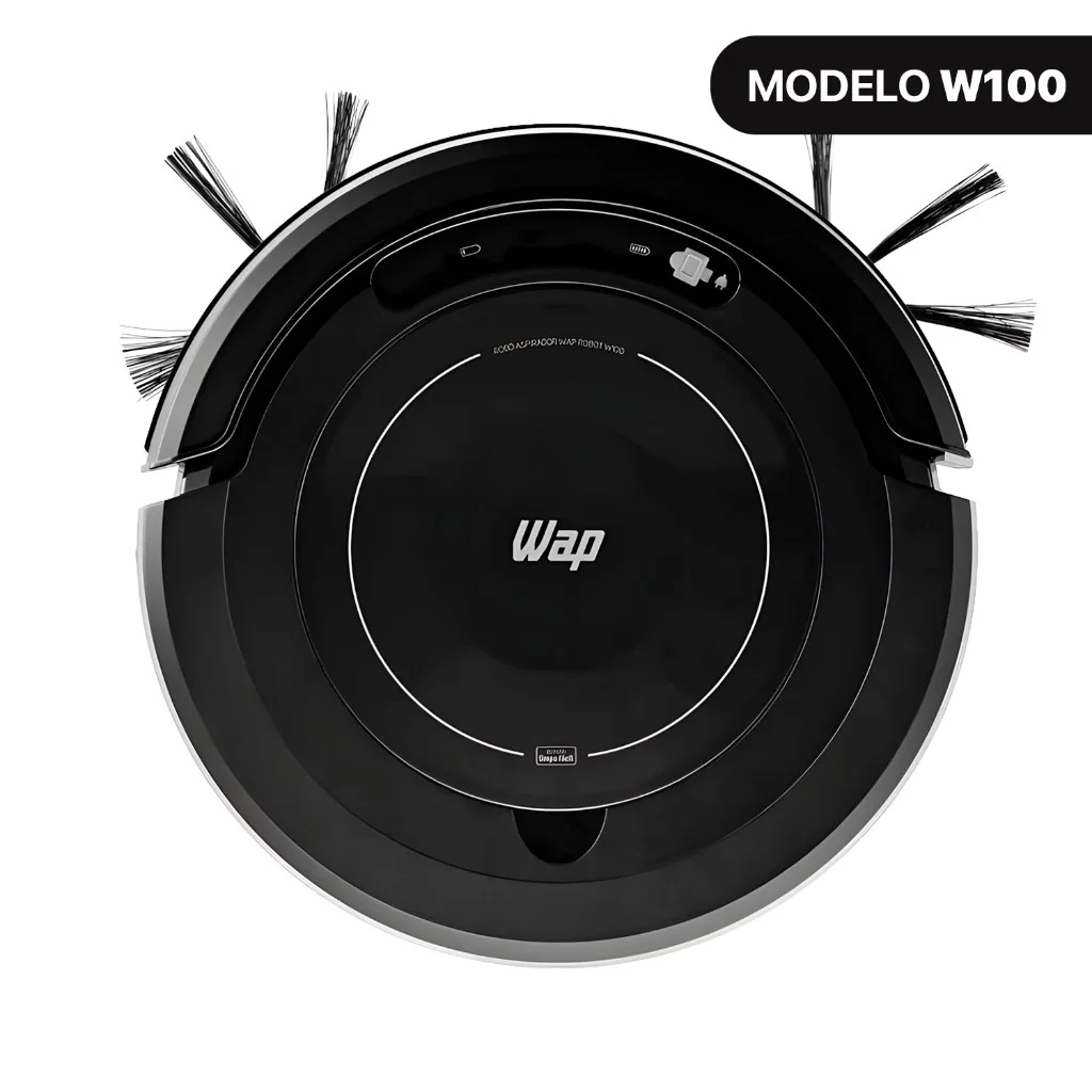 ✨Aspirador de Pó Robô WAP Robot W100 3 em 1 Antiqueda Bivolt 17W