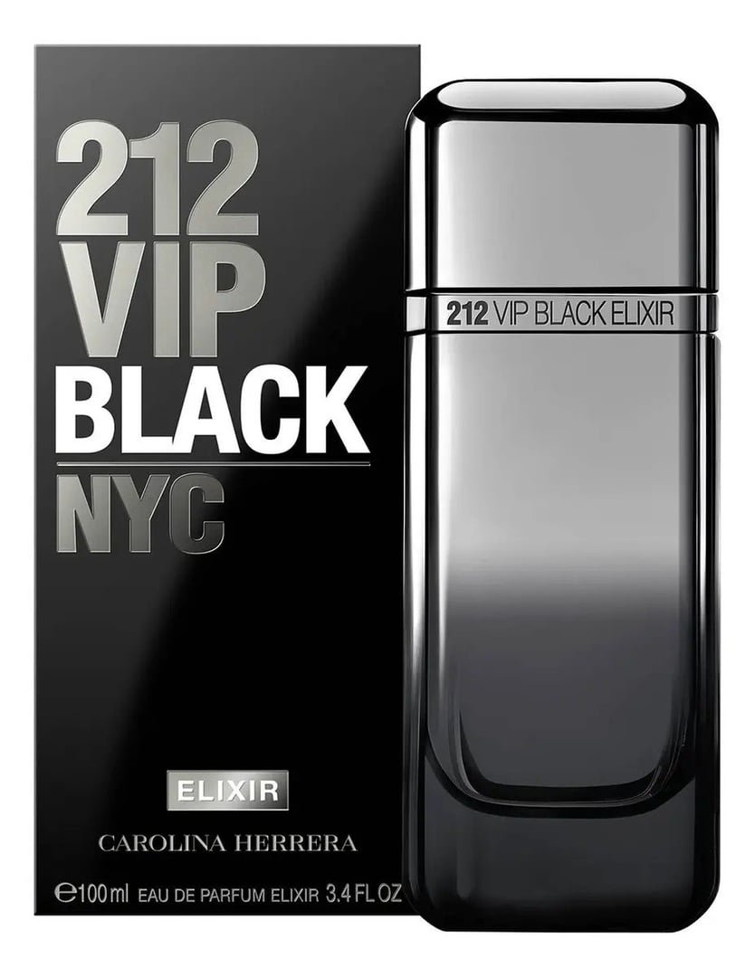 ✨ Perfume Carolina Herrera 212 VIP black elixir eau de parfum elixir 100 ml masculino
