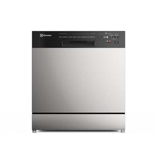 ✨ Electrolux Lava-Louça Electrolux 8 Serviços Inox com Programa Lava & Seca 50 min (LS08E) 220V