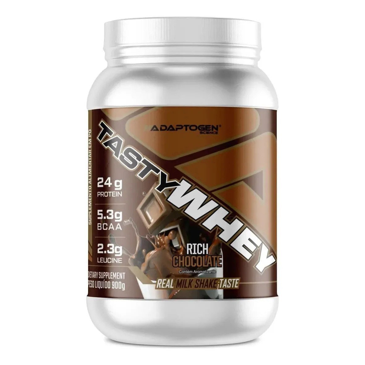 ✨ Tasty Whey 3w Gourmet Adaptogen 900g Chocolate Suíço
