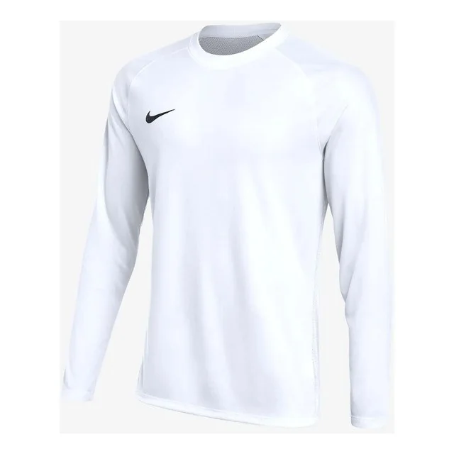 ✨ Camisa Dri-fit Nike Manga Longa Park Viii Masculina Branco/preto P