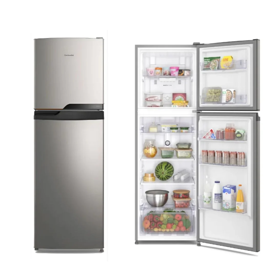 ✨ Geladeira Com Freezer Continental Tc45s Con Capacidad De 400l Prata 220v
