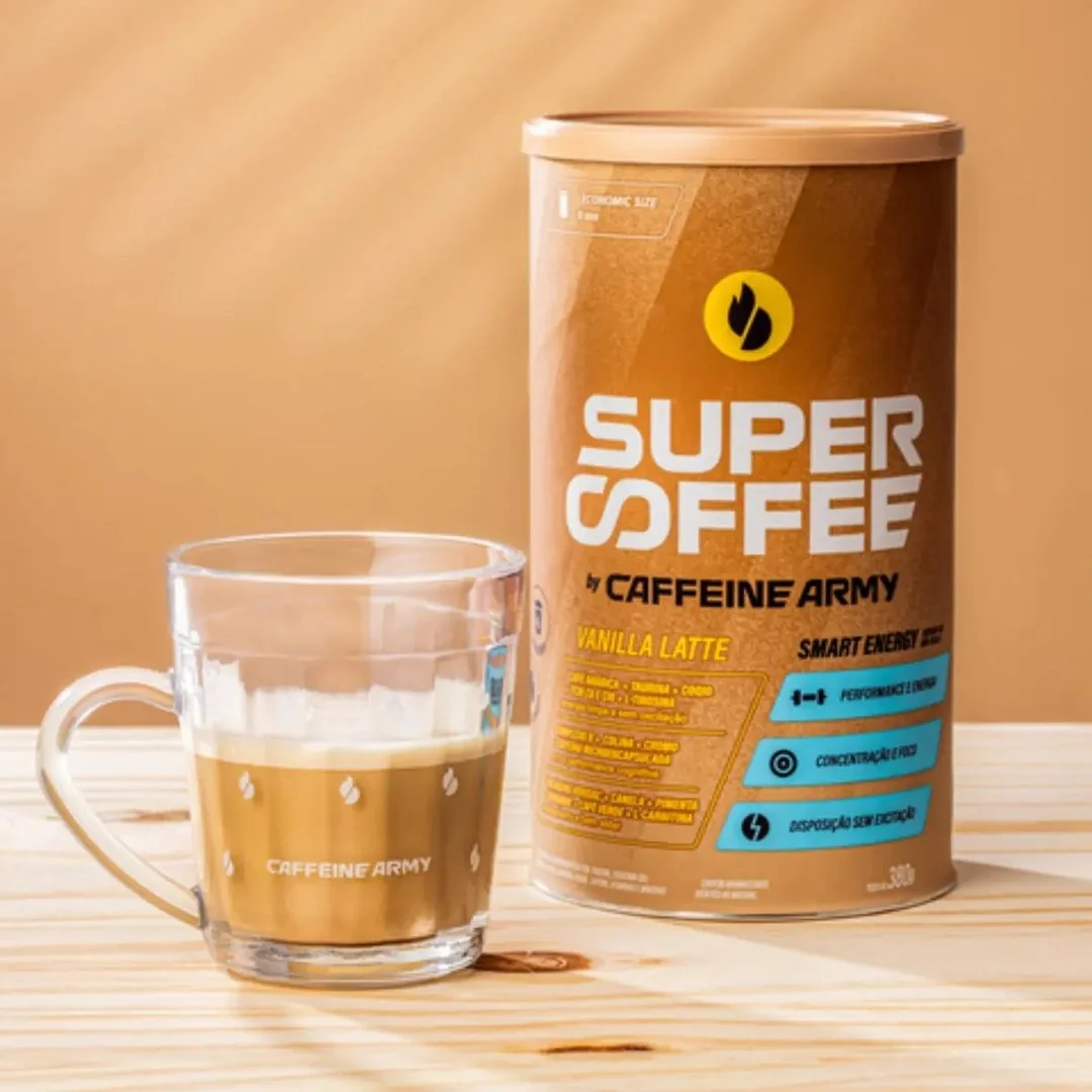 ✨ Supercoffee Vanilla Latte - Economic Size (380g) - Caffeine Army Baunilha