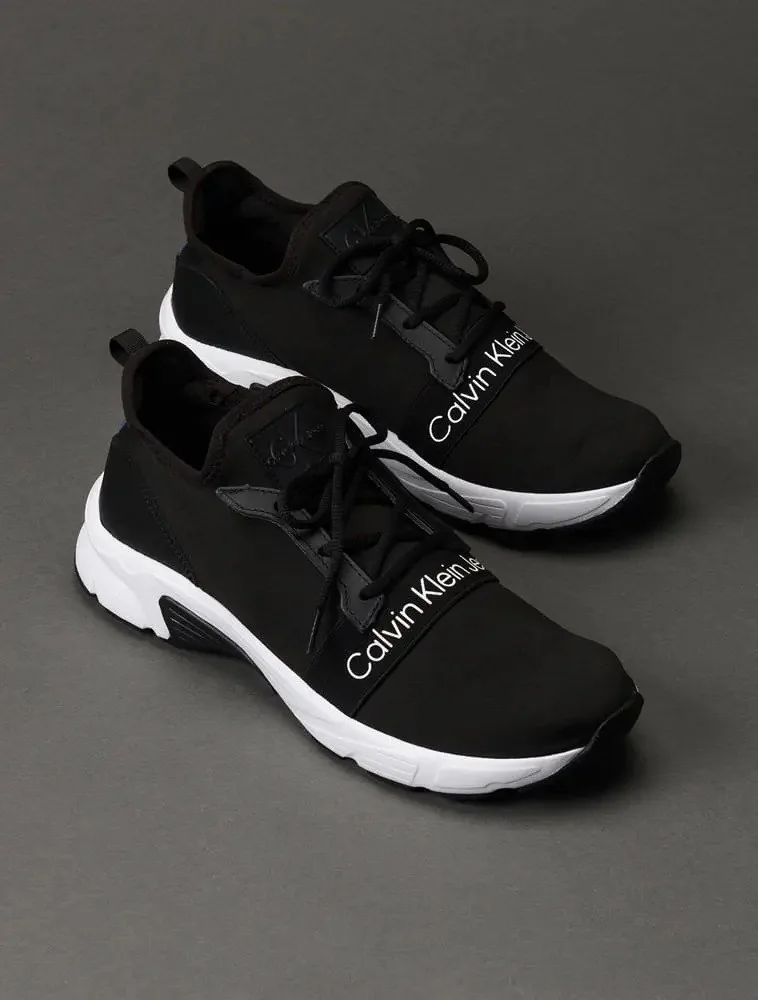 ✨ Tênis Ckj Baixo New Runner Neoprene - Preto
