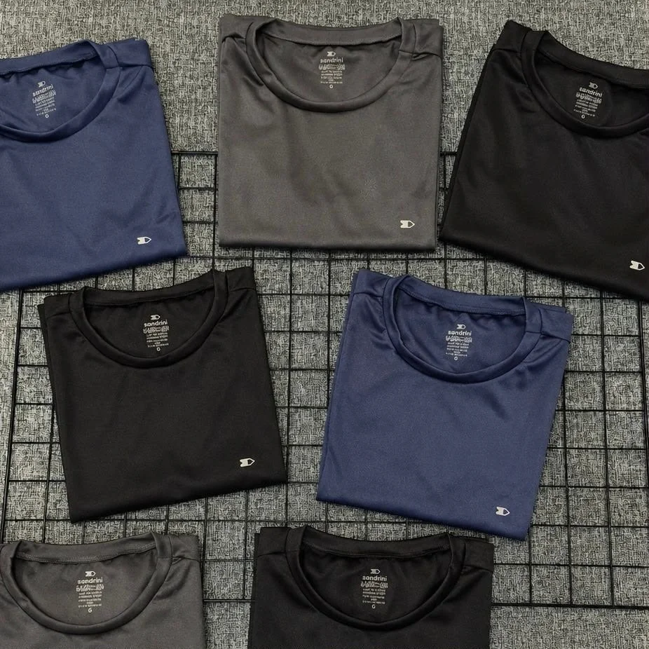 ✨ Kit 8 Camisas Sandrini Dry- Fit Masculina Caminhada Academia