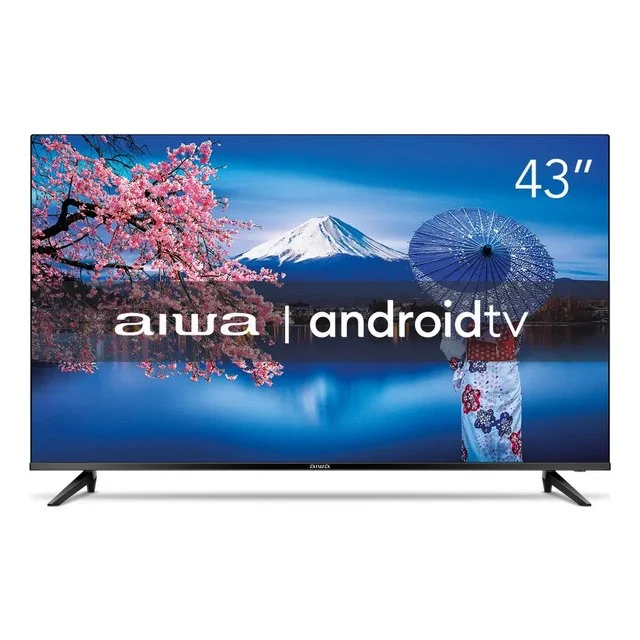 ✨Smart Tv Aiwa 43 Android Full Hd Borda Ultrafina Hdr10 Dolby Áudio Aws-tv-43-bl-02-a