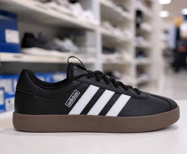 ✨ Tênis Masculino Vl Court 3.0 adidas Preto/branco Lisa 39 Br