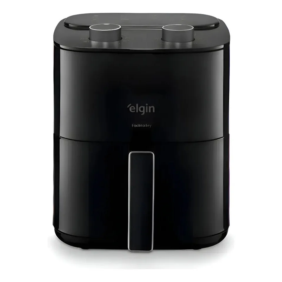 ✨ Fritadeira Air Fryer Elgin Facilita Fry 3,5l Potência 1400w Cor Preto