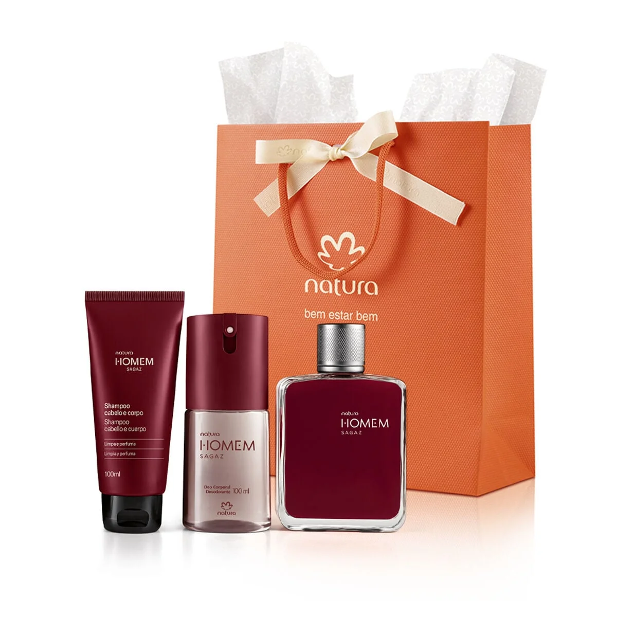 ✨Presente Natura Homem Sagaz (3 produtos)
