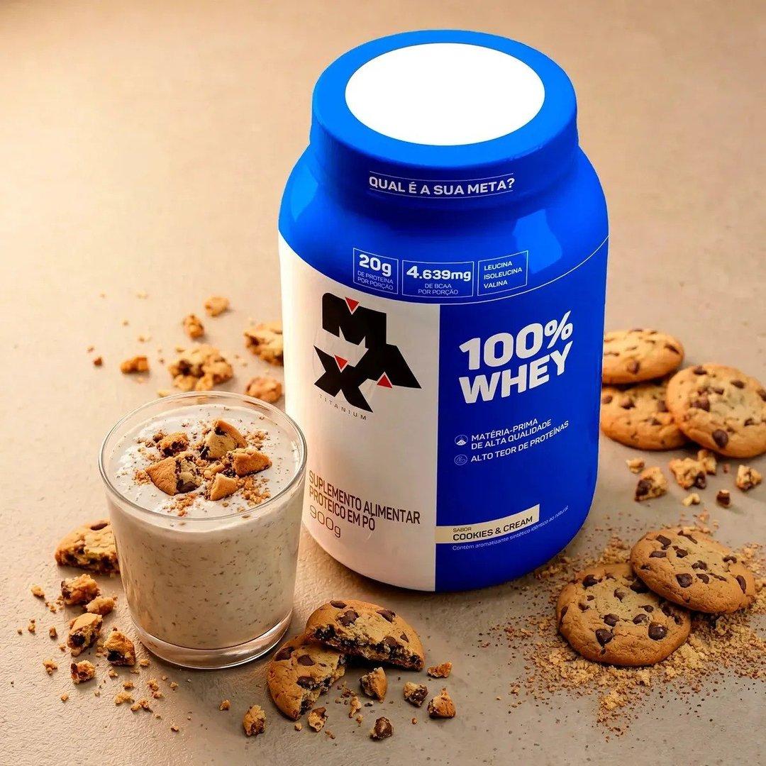 ✨ 100% Whey Protein Concentrado 900g Cookies & Cream