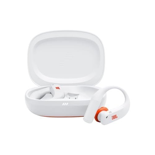 ✨ JBL, Fone de Ouvido Esportivo, Endurance Peak 4, IP68, ANC - Branco