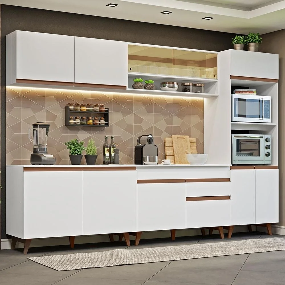 ✨Armário de Cozinha Completa 310cm Reims Madesa 02