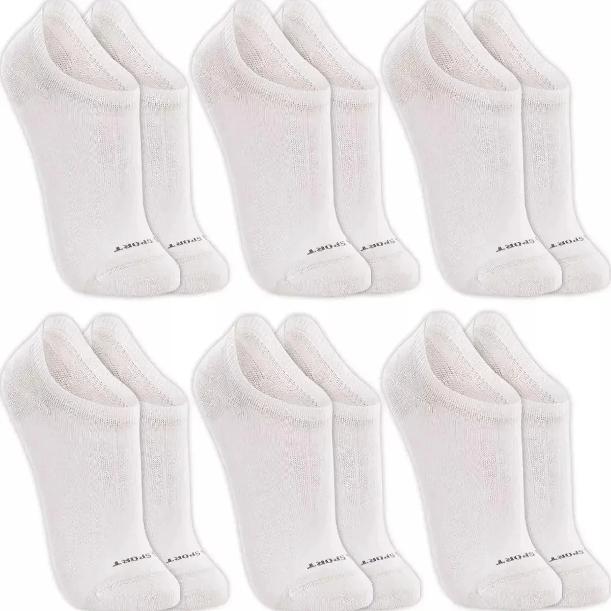 ✨ Kit Com 6 Pares De Meia Soquete Algodão Adulto Lupo