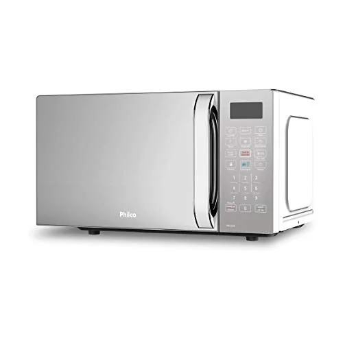 ✨ Micro-ondas Philco 20L Espelhado Limpa Fácil Menu FIT PMO23E 127V