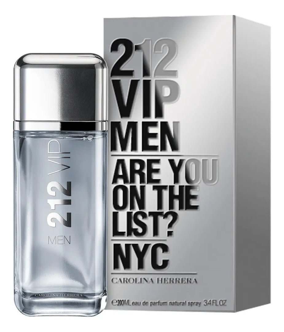 ✨ Perfume Carolina Herrera 212 VIP Men Eau de Toilette 200ml masculino