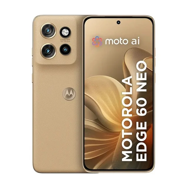 ✨ Smartphone Motorola Edge 60 Neo 5g - 512gb 24gb (12gb Ram + 12gb Ram Boost) 50mp Sony Camera Moto Ai E Tela 1.5k Super Hd - Late Latte