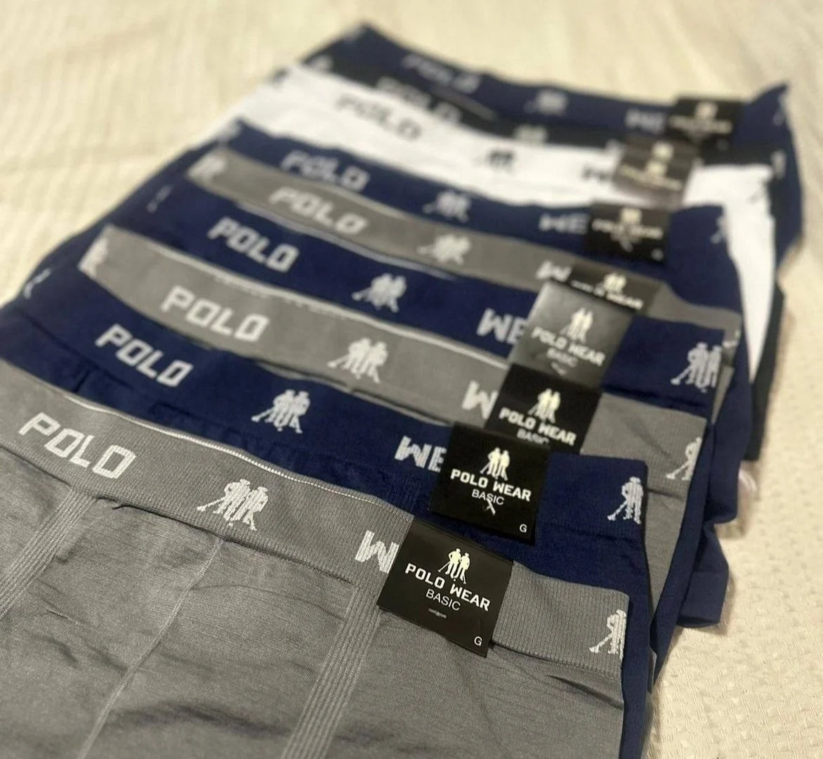 ✨Kit 10 Cuecas Masculinas Boxer Microfibra Polo Wear Sortido