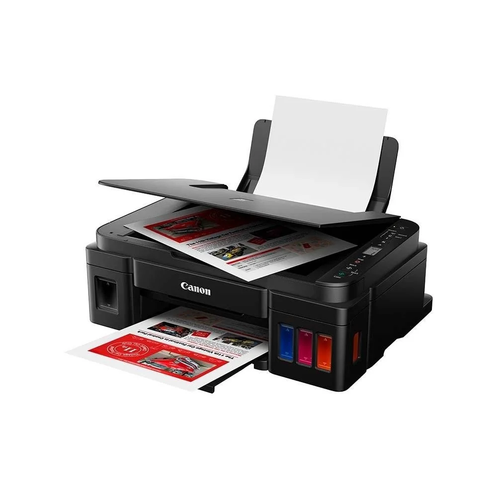 ✨Impressora Multifuncional Com Tanque de Tinta Mega Tank G3110 Wifi Preta Canon