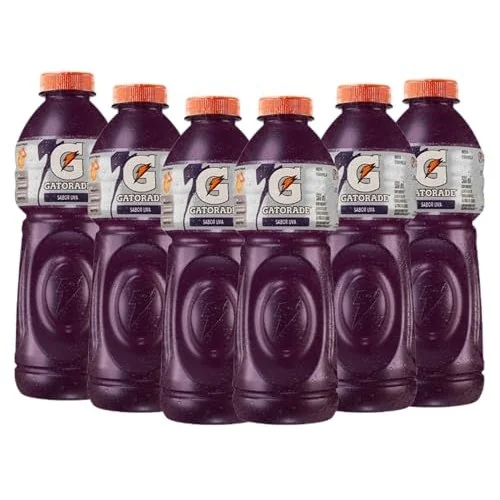 ✨ Isotônico Gatorade Uva 500ml Garrafa, Pack C/6