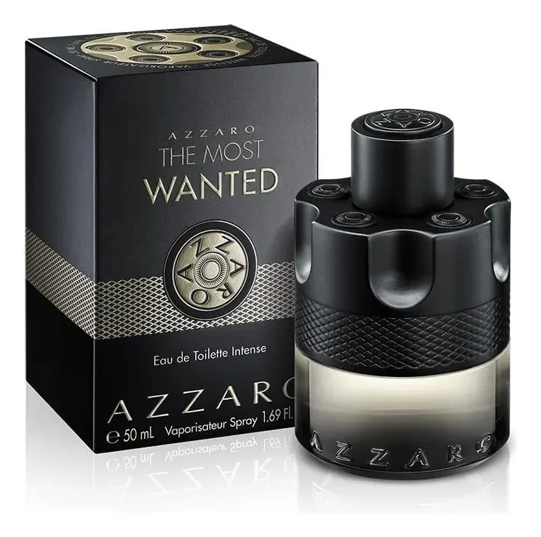 ✨Fragrância Masculina Azzaro The Most Wanted Eau De Toilette Intense 50ml