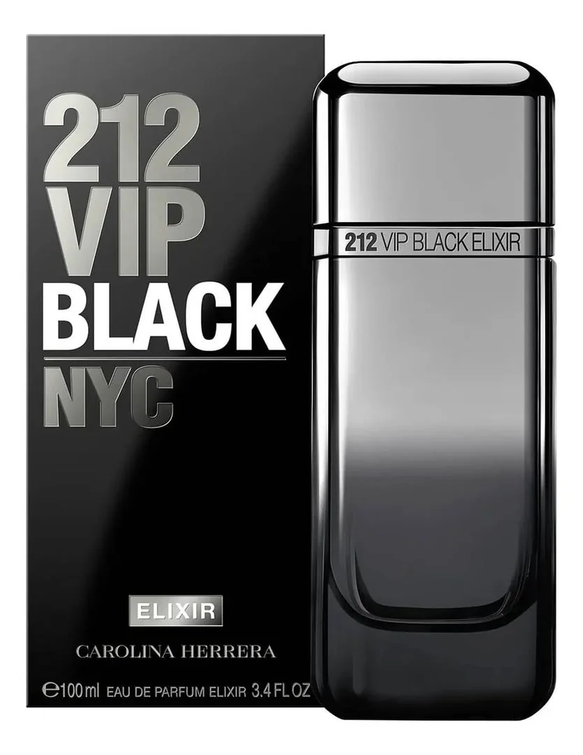 ✨ Perfume Carolina Herrera 212 VIP black elixir eau de parfum elixir 100 ml masculino