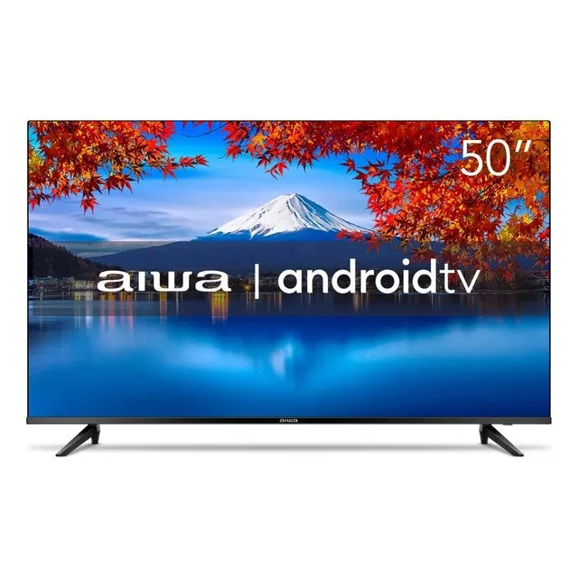 ✨ Smart Tv Aiwa 50 Android 4k Borda Ultrafina Hdr10 Dolby Áudio Aws-tv-50-bl-02-a