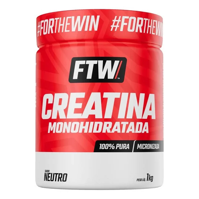 ✨ Creatina Monohidratada 100% Pura Pote 1kg - FTW