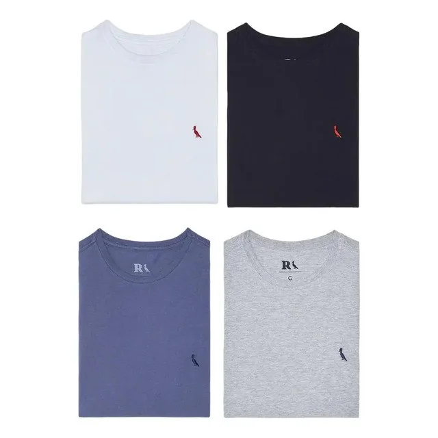 ✨ Kit 4 Camisetas Pica Pau Gota E Brasa Reserva