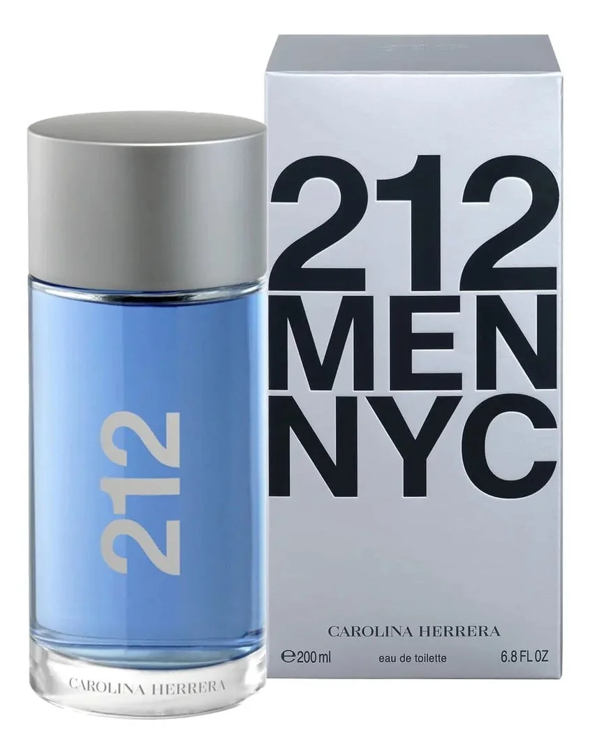 ✨ Perfume Carolina Herrera 212 Men NYC Eau de Toilette 200 ml masculino