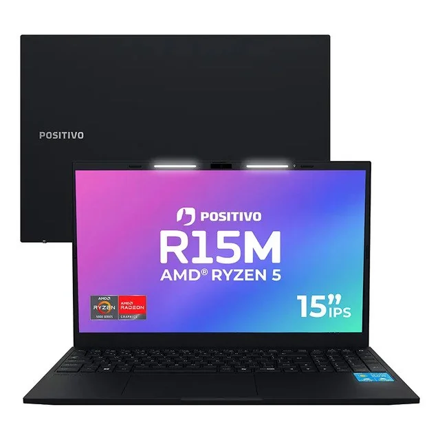 ✨ Notebook Positivo Vision R15m Com Amd Ryzen 5, 8gb De Ram E Ssd De 256gb Preto