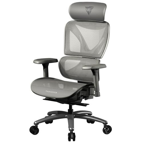 ✨ Cadeira Ergonômica XTC Mesh Cinza ThunderX3