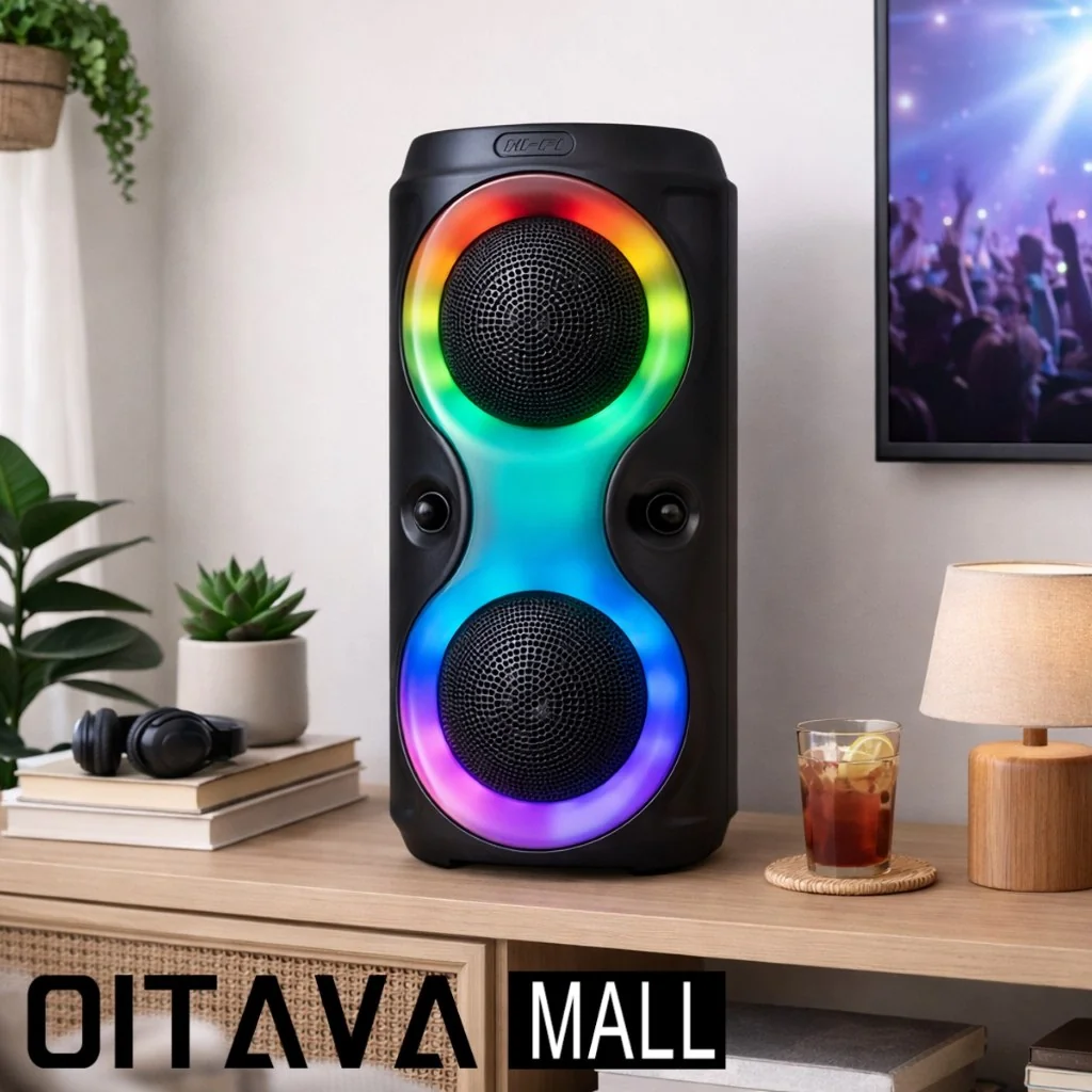 ✨Caixa De Som Bluetooth Multimídia Led Rgb Usb Fm Tws 50w Cor Cs-29