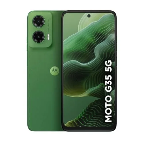✨ Smartphone Motorola Moto g35 5G - 128GB 12GB (4GB RAM+8GB Ram Boost) e Camera 50MP com AI NFC Tela 6.7" com Superbrilho - Verde