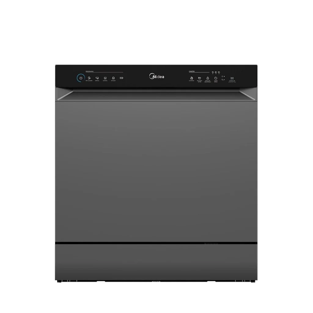 ✨Lava Louças Midea 8 Serviços Touch Plus Cinza