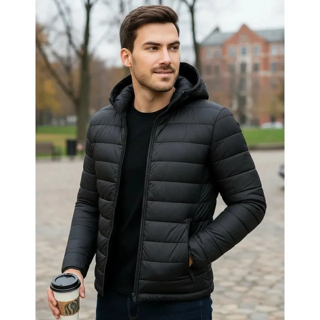 ✨Jaqueta Puffer Bobojaco Com Capuz Removível - D3
