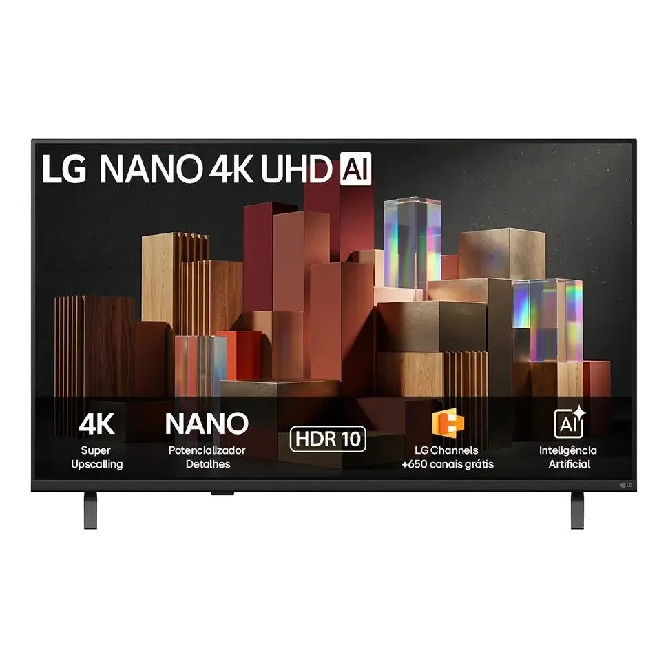 ✨ Smart TV LG 55'' 4K Ultra HD NANO AI Webos 26 55UN85C HDR10 Bluetooth Wi-Fi Google Cast