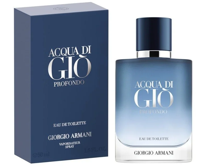 ✨ Acqua di Giò Profondo Giorgio Armani, Perfume Masculino Eau de Toilette,  50ml