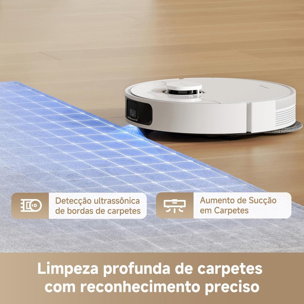 ✨ DREAME L40 robô aspirador e passa pano inteligente, sucção Vormax de 13000 Pa, sistema DuoScrub, elevação automática do mop de 7mm, limpeza de carpete...