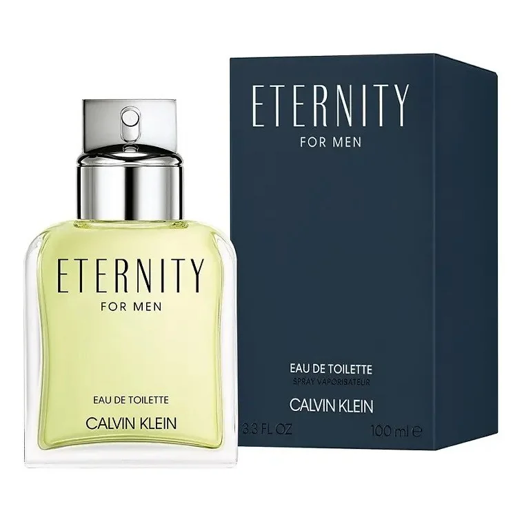 ✨ Perfume Eternity Eau De Toalette Masculino 100ml Calvin Klein